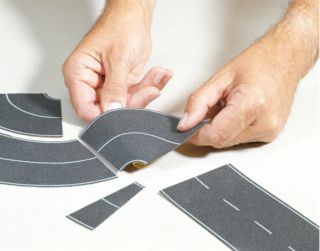 Noch 34203 carretera rural realista gris claro N escala 1:160