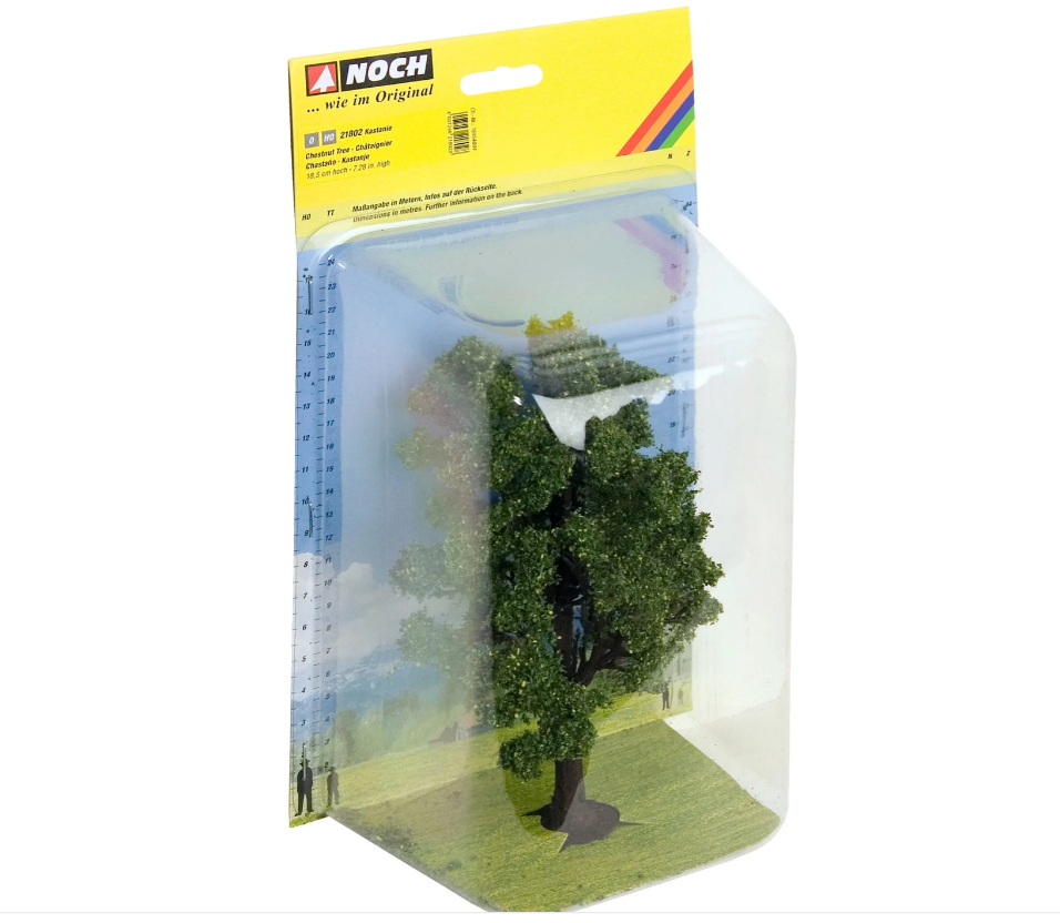 H0 1:87 escala Noch 21802 árbol castaño 18.5cm altura