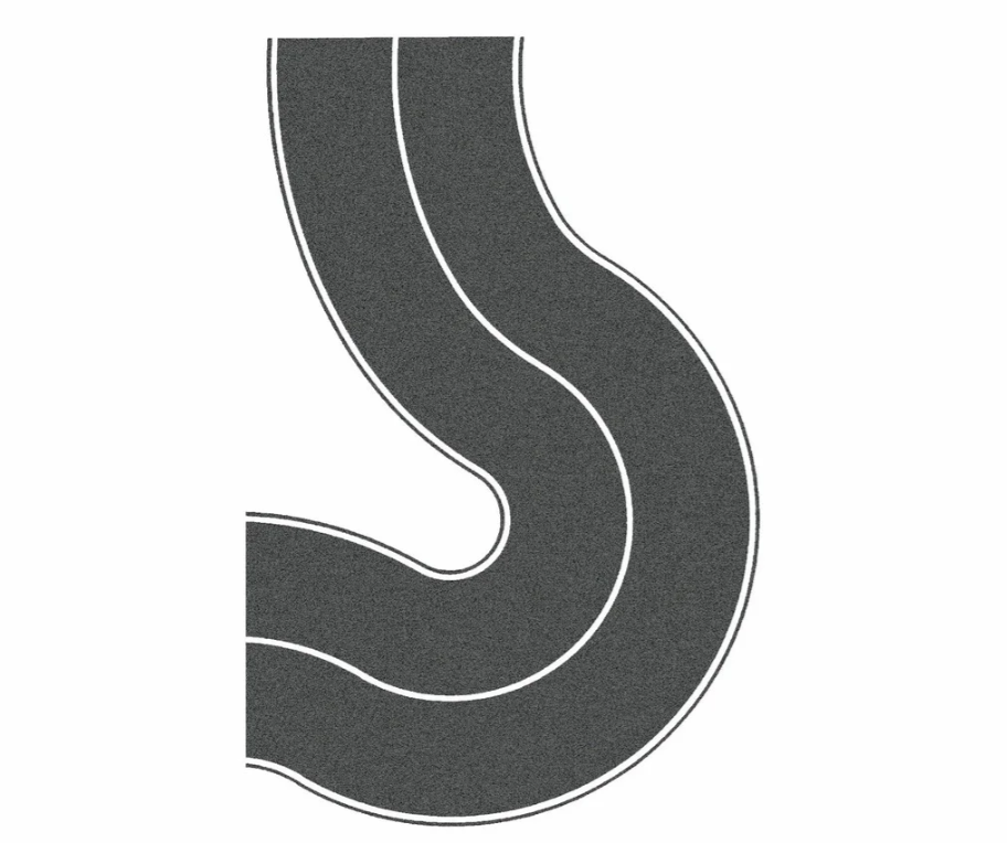 Noch 60701 Carretera federal Curva universal H0 escala 1:87 ho 00