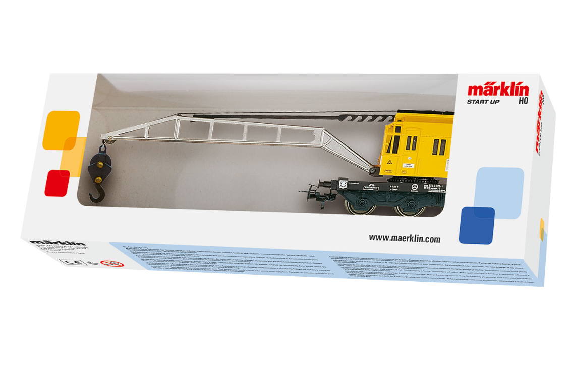 H0 1:87 escala Märklin 4671 Vagón mercancías grúa DB