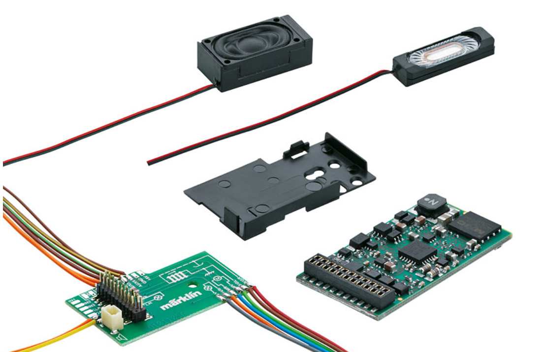 H0 1:87 escala Märklin 60977 SoundDecoder mSD3 de Märklin Sonido locomotora eléctrica