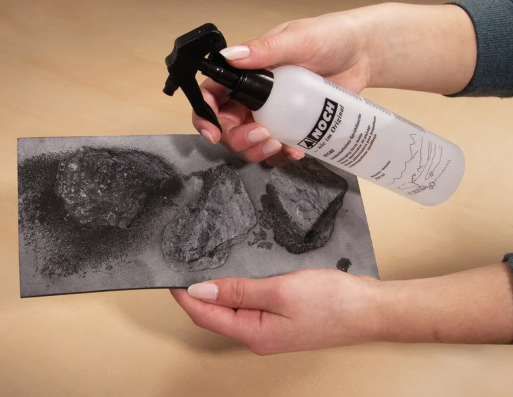 H0 1:87 escala Noch 61234 molde formación de roca mediana y dos rocas pequeñas