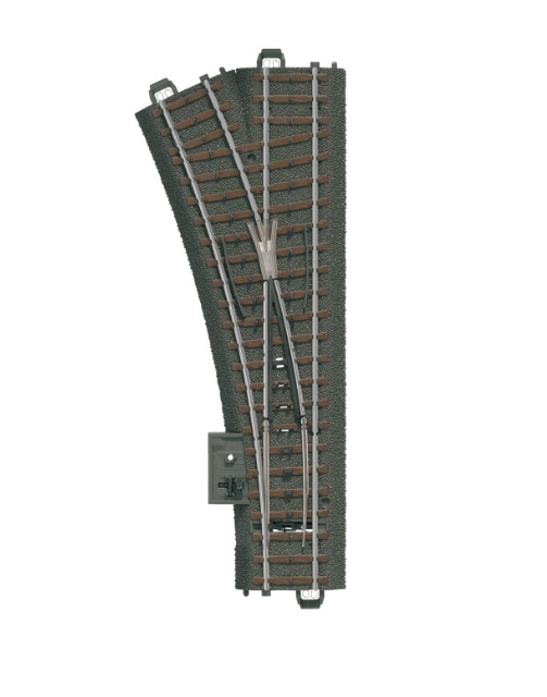 H0 1:87 escala Märklin 20611 Desvío a la izquierda tipo C