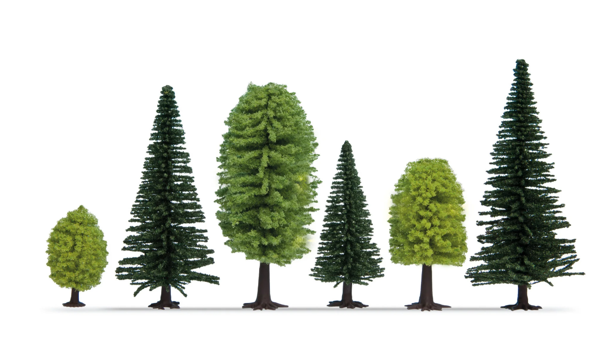 Noch 32811 Bosque mixto 25 piezas 3.5 a 9cm N escala 1:160