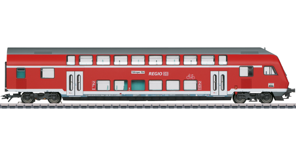 H0 1:87 escala Märklin 43569 Coche piloto de dos pisos de segunda clase