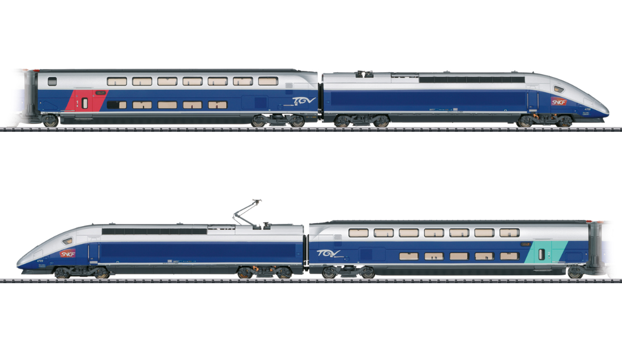 Trix 22381 Digital Tren de alta velocidad TGV Euroduplex H0 escala 1:87