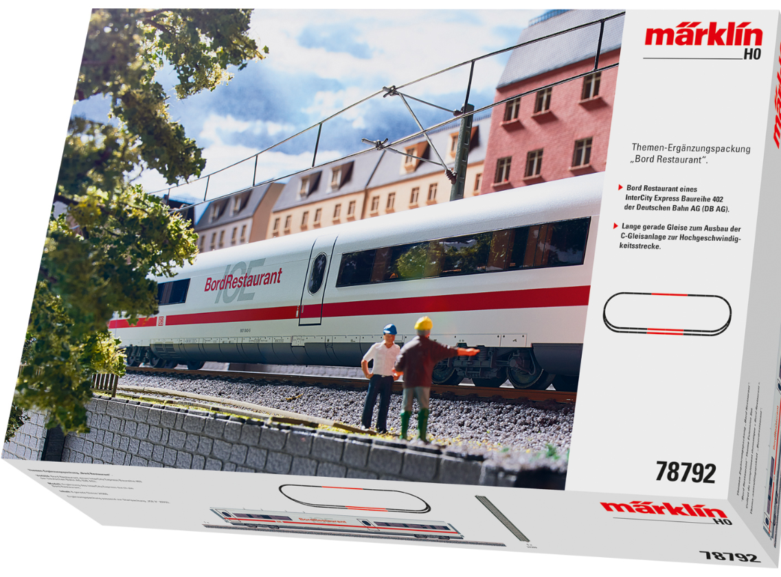 H0 1:87 escala Märklin 78792 Caja complementaria temática ICE "Restaurante a bordo"