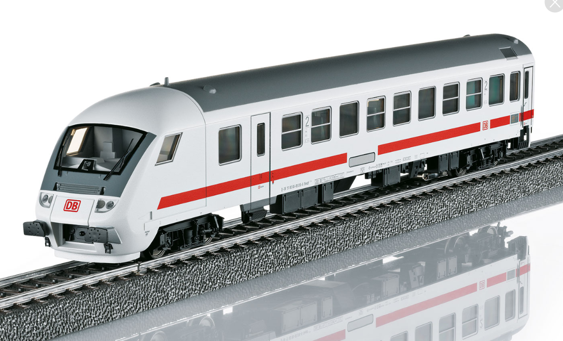 H0 1:87 escala Märklin 40503 Coche piloto de expreso Intercity de segunda clase vagón pasajeros DB