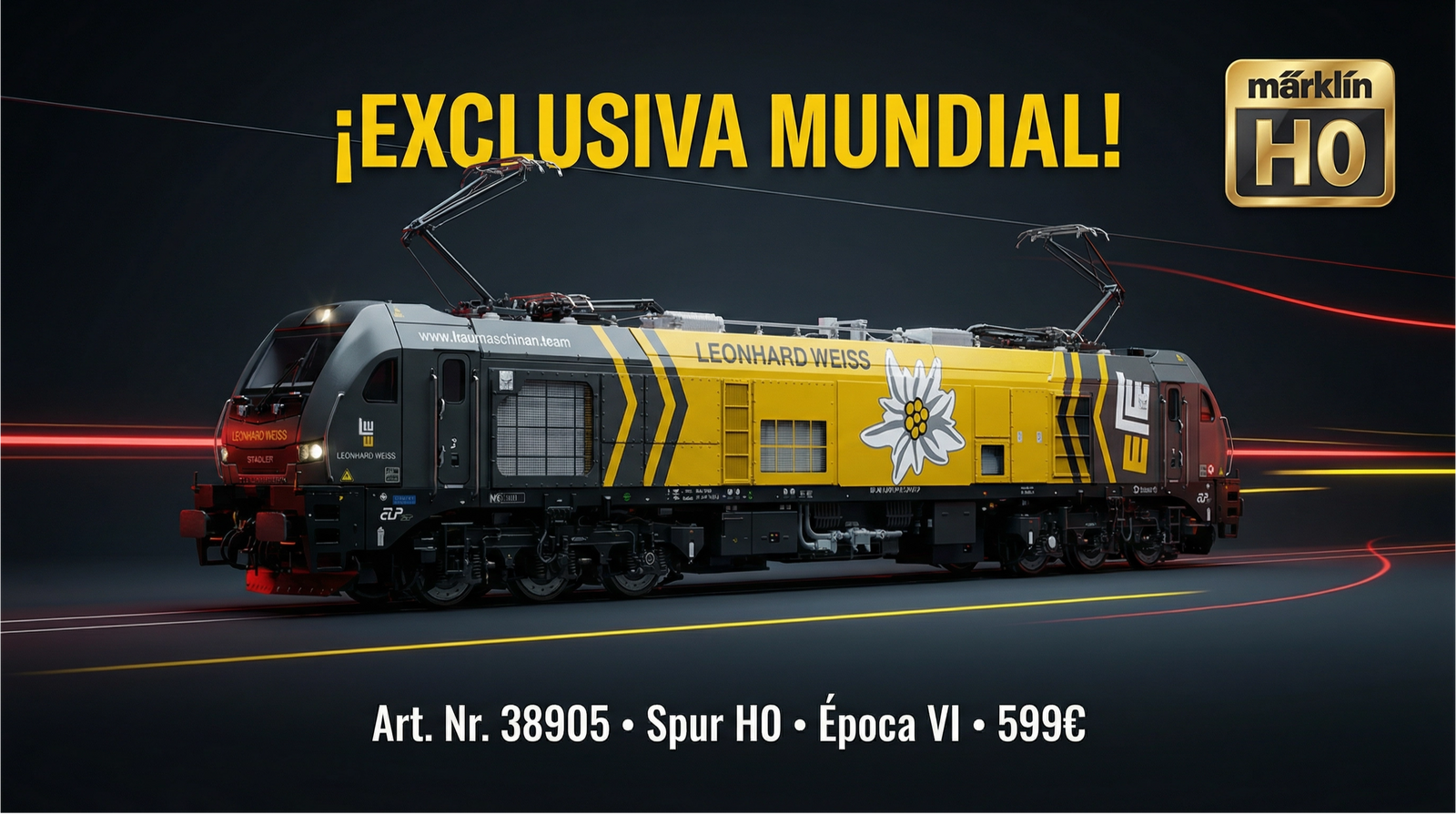 🏆 Una Obra Maestra en Metal: La Baureihe 2019 "Leonhard Weiss" Llega a H0 — ¡Y Sin Preorder No la Tendrás!