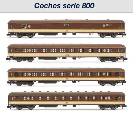Novedades de Arnold escala N 1:160 - Coches serie 800 Renfe