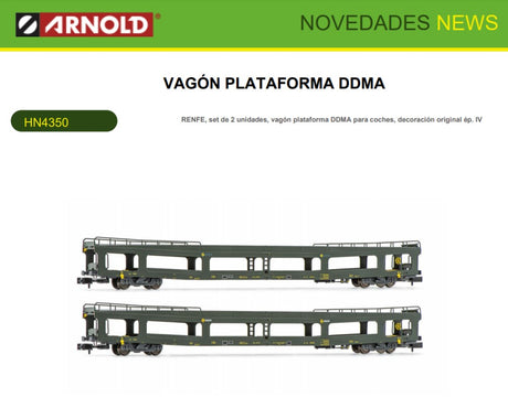 Novedad Arnold - HN4350 Arnold RENFE portacoche