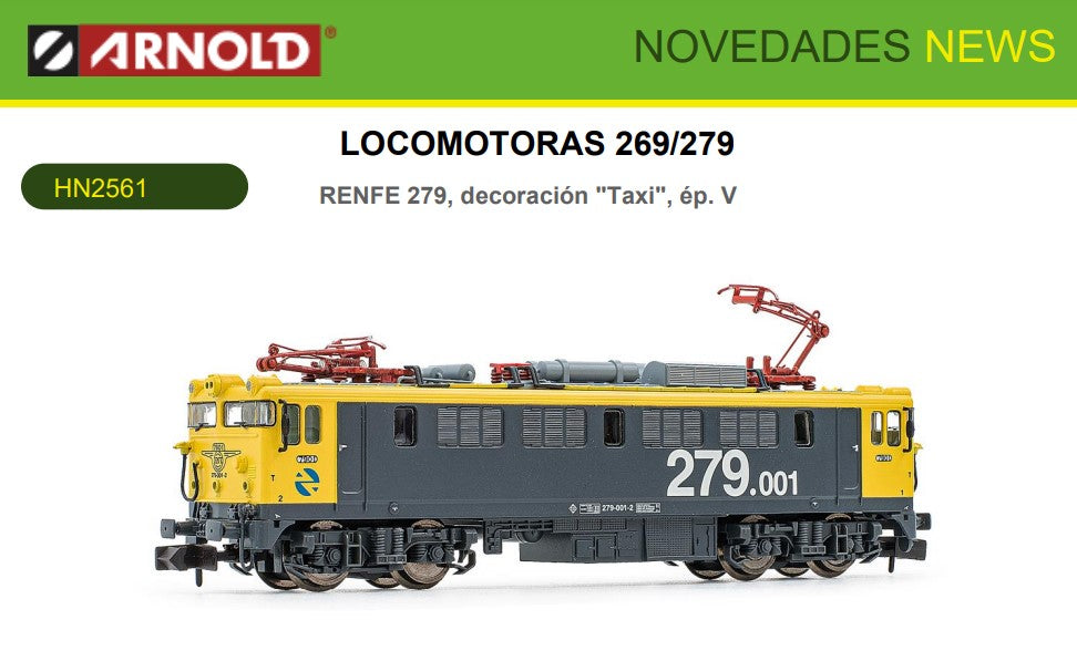 Arnold: nuevas locomotoras a escala 1:160 disponibles