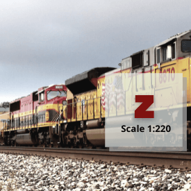 modelismo ferroviario escala Z 1:220