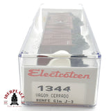 ♻️ Segunda Mano - Electrotren 1344 vagón mercancía cerrado RENFE J-3 H0 escala 1:87