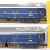 ♻️ 2da mano - 3x Minitrix 15739 vagones pasajero equipajes Rheingold 1952 Ep 3 N escala 1:160