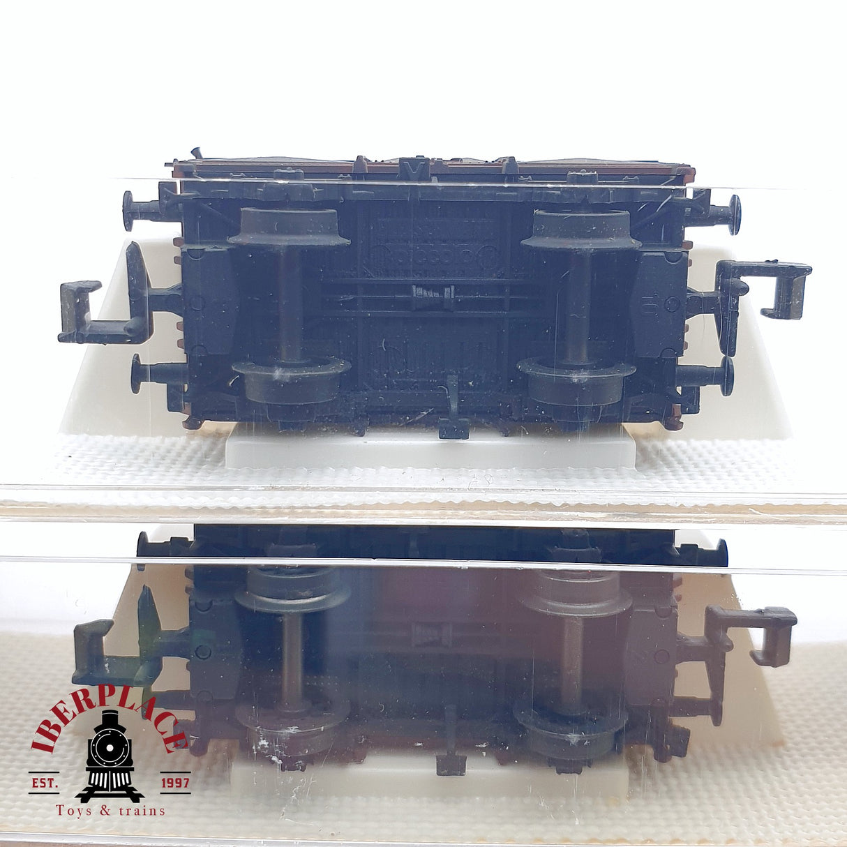 ♻️ 2da mano -  2x Fleischmann 8860 8827 vagones de borde alto K.Sächs.Sts.EB N escala 1:160