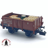 ♻️ 2da mano - Fleischmann 8208 vagón con carga bultos DR 26 538 N escala 1:160