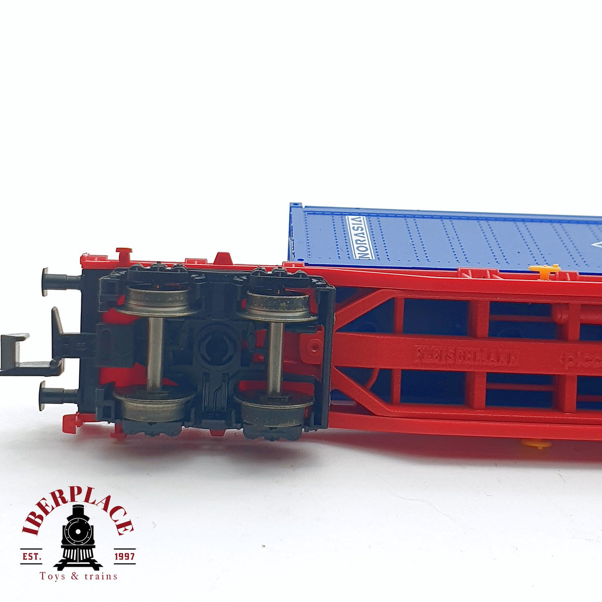 ♻️ 2da mano - Fleischmann 8249 vagón contenedor CARGO DB N escala 1:160