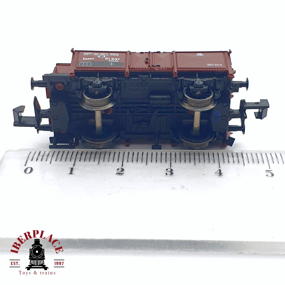 ♻️ 2da mano - Fleischmann 8842 vagón abierto K.P.E.V 81 637 N escala 1:160