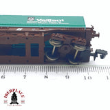 ♻️ 2da mano - Roco 25290 vagón plataforma con contenedor ÖBB Vaillant N escala 1:160