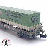 ♻️ 2da mano - Roco 25300 vagón swiss terminal Hupac SBB CFF  N escala 1:160