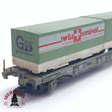 ♻️ 2da mano - Roco 25300 vagón swiss terminal Hupac SBB CFF  N escala 1:160