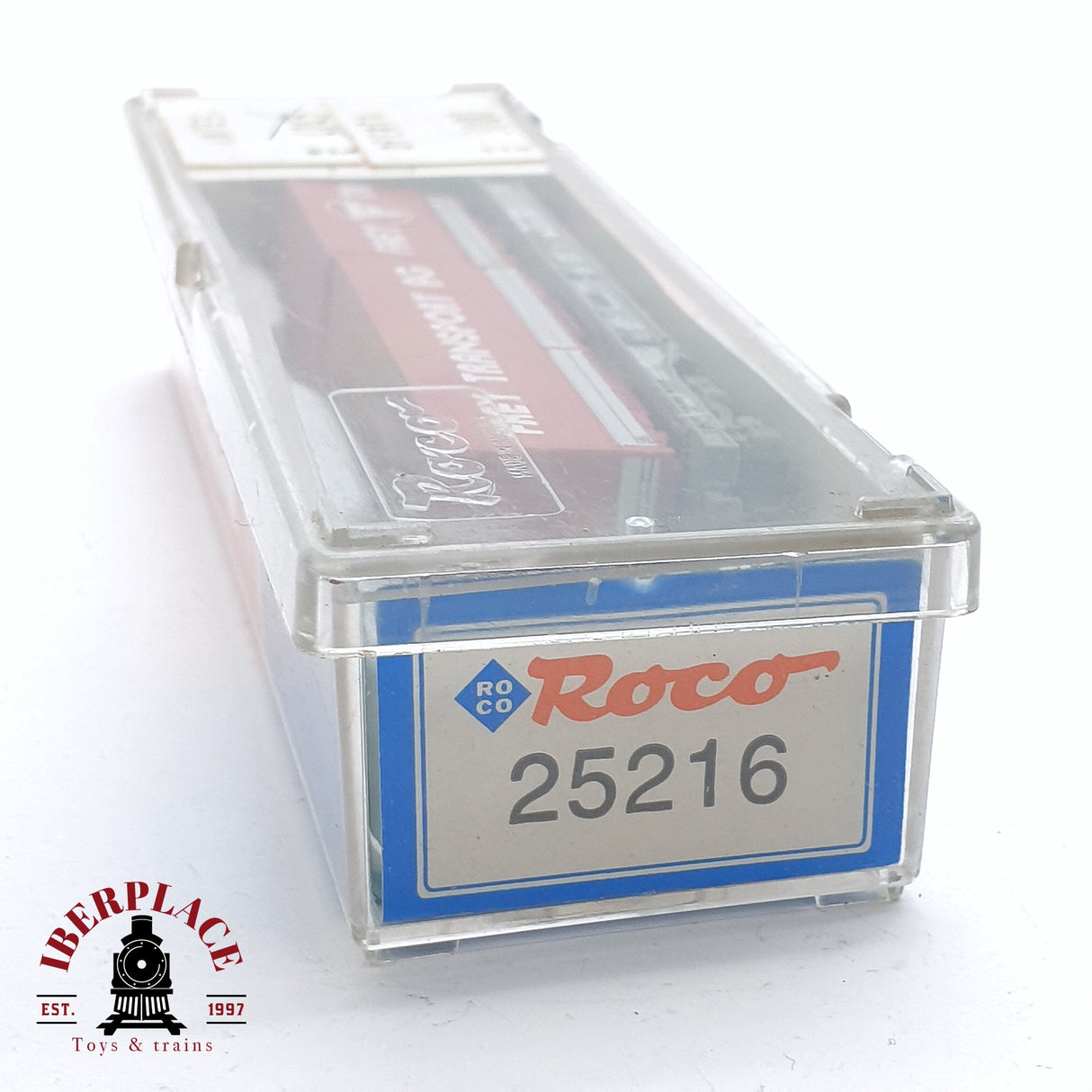 ♻️ 2da mano - Roco 25216 vagón Frey Transport Hupac SBB CFF N escala 1:160