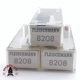♻️ 2da mano -  3x Fleischmann 8208 vagones de borde alto DR N escala 1:160
