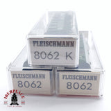 ♻️ 2da mano - 3x Fleischmann 8062K vagón pasajeros DB clase 2 N escala 1:160