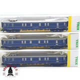 ♻️ 2da mano - 3x Minitrix 15739 vagones pasajero equipajes Rheingold 1952 Ep 3 N escala 1:160
