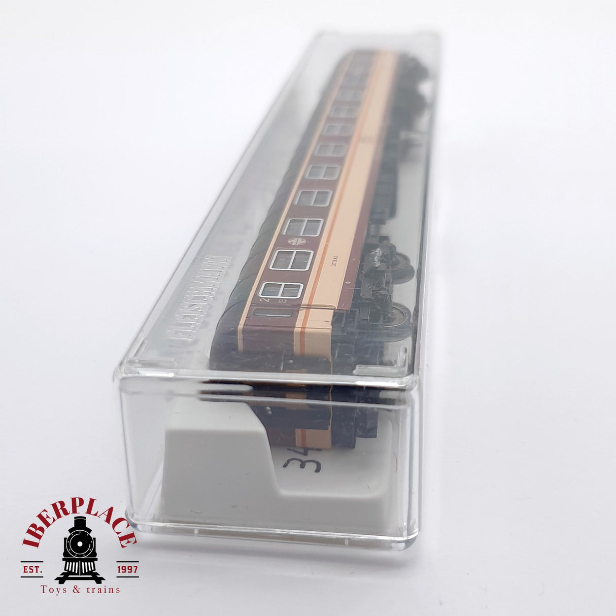 ♻️2. mano - Fleischmann vagón literas serie 8000 decoración estrella RENFE N escala 1:160