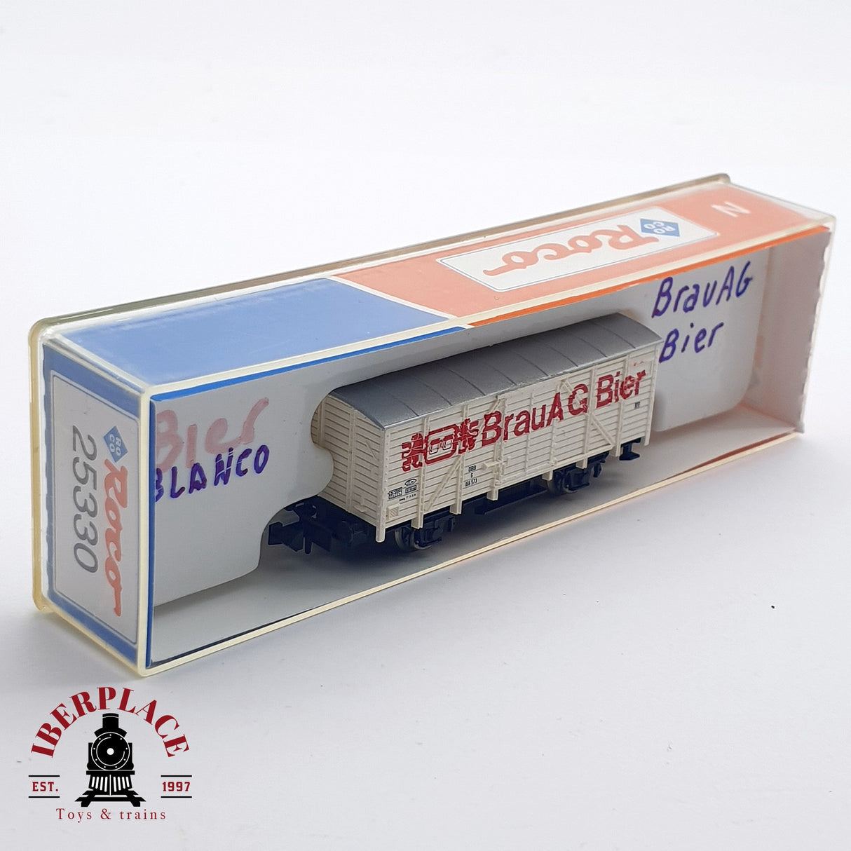 ♻️ Segunda mano - Roco 25330 vagón mercancias Brau AG Bier ÖBB N escala 1:160