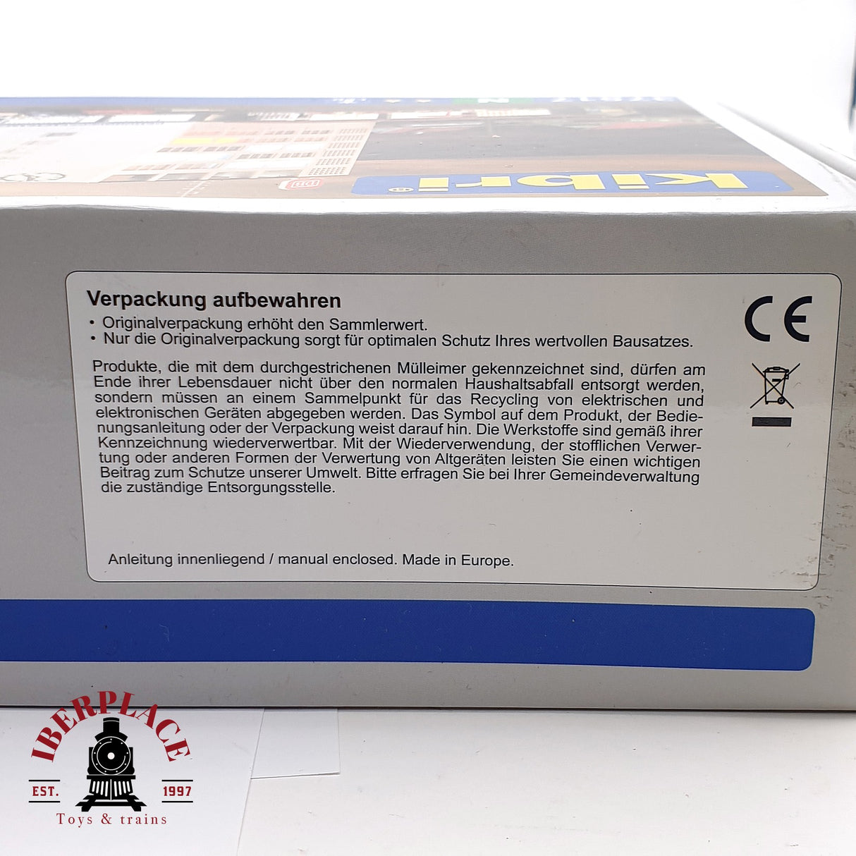 ♻️ Segunda mano - Kibri 37517 Estación de tren con iluminación interior N escala 1:160