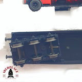 ♻️ 2da mano - Märklin 48756 vagón plataforma con camion de bomberos H0 escala 1:87