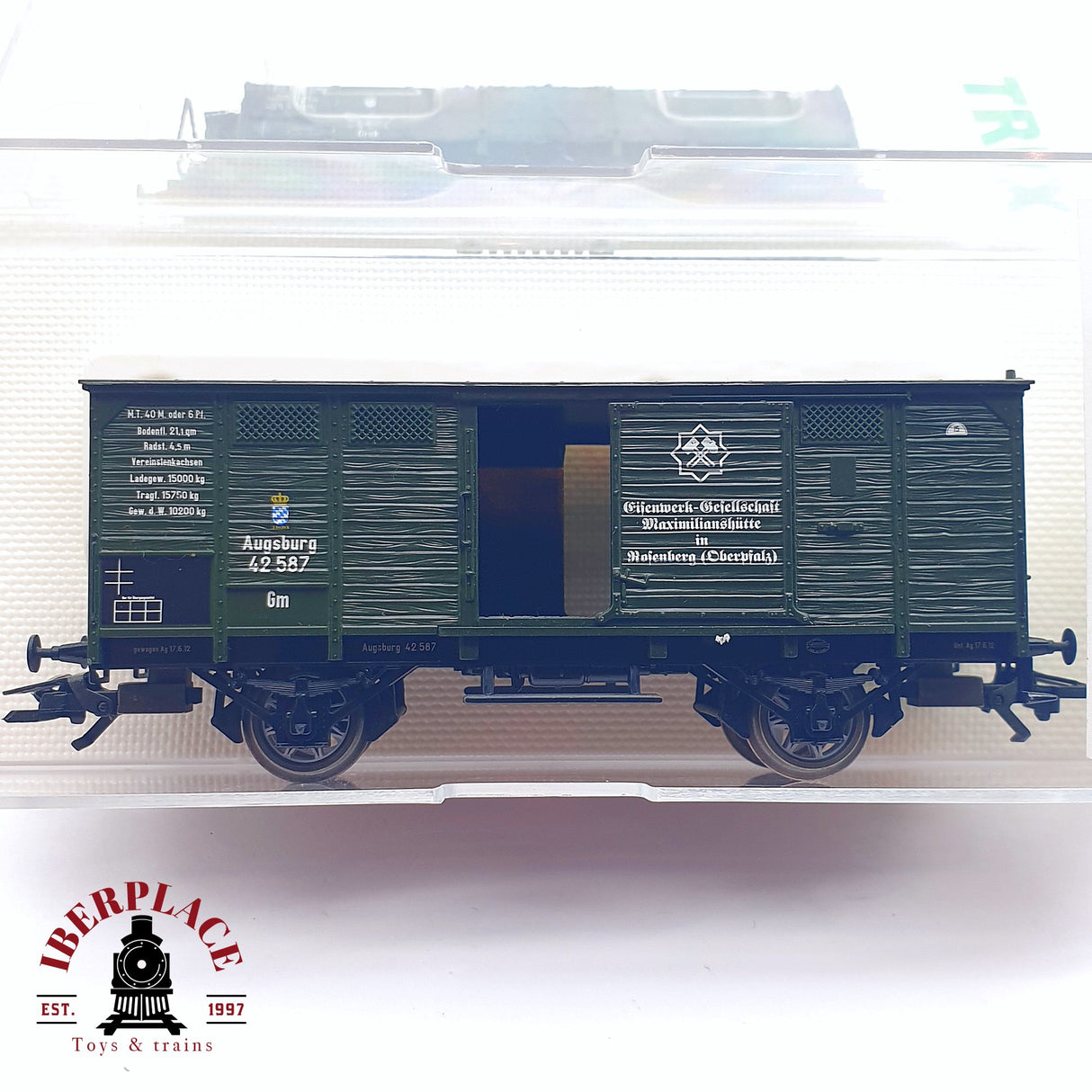 ♻️ 2da mano - Trix 24304 set mercancias Producción de acero en el Reino de Bayern H0 escala 1:87