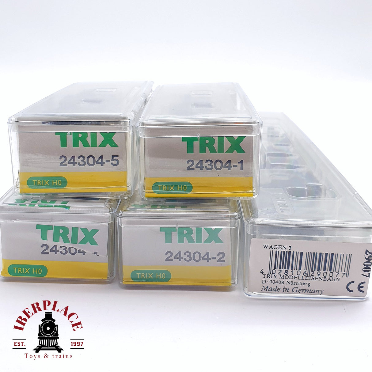 ♻️ 2da mano - Trix 24304 set mercancias Producción de acero en el Reino de Bayern H0 escala 1:87