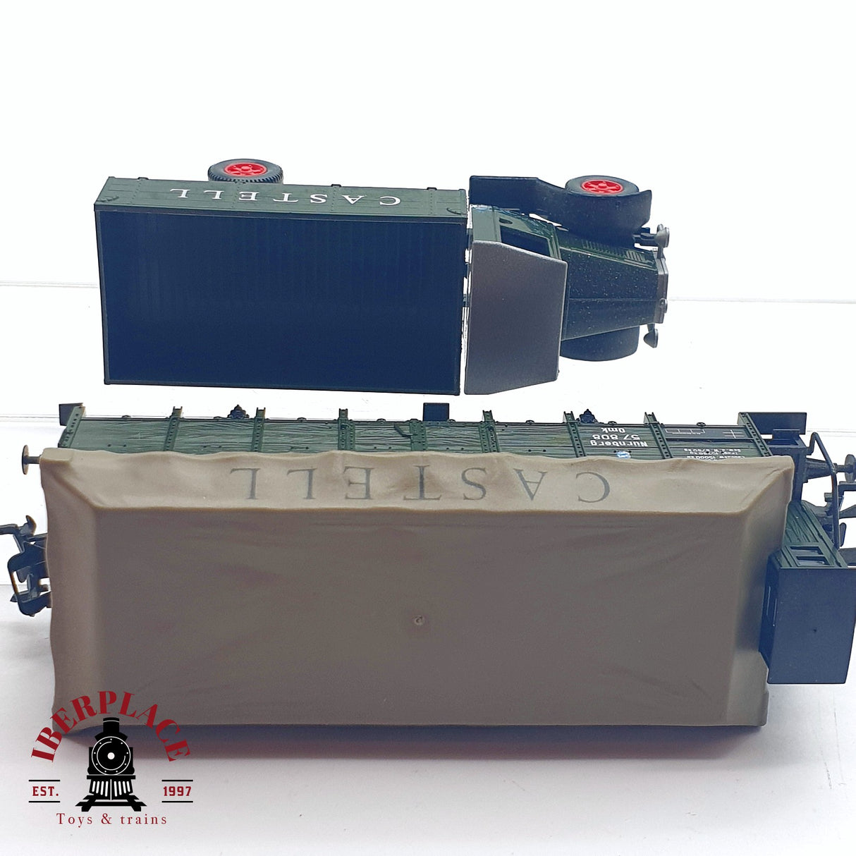 ♻️ 2da mano - Trix 46061 vagón central con compartimentos Castell H0 escala 1:87