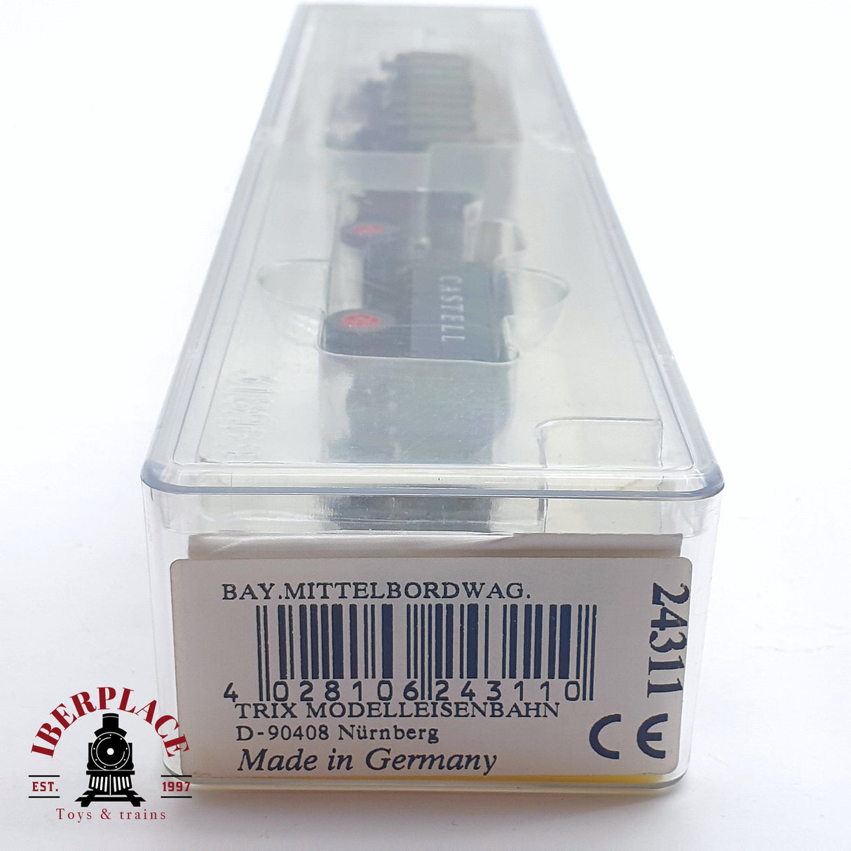 ♻️ 2da mano - Trix 46061 vagón central con compartimentos Castell H0 escala 1:87