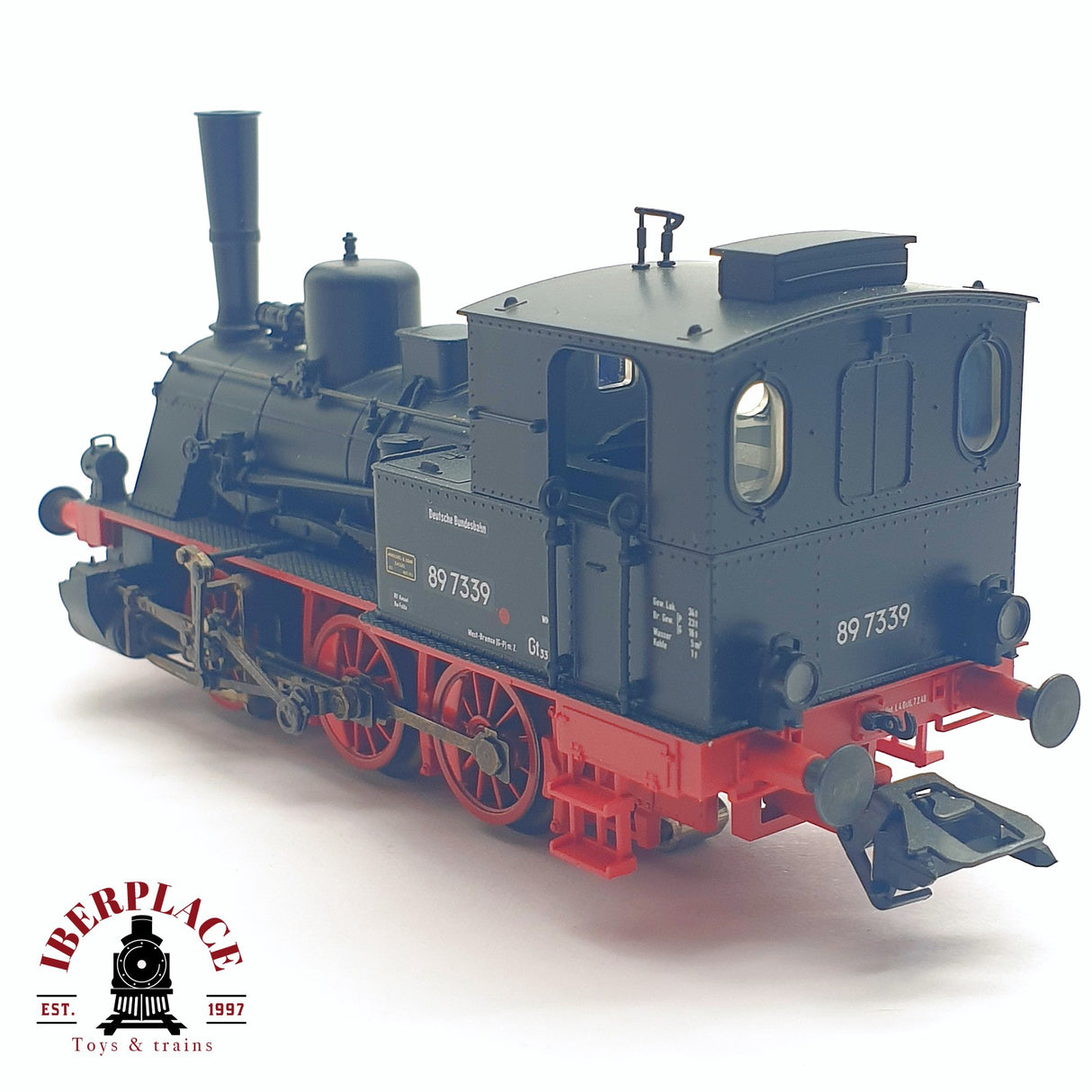 ♻️ 2da mano - Märklin 37143 Digital Locomotora de vapor DB 89 7339 con sonido H0 escala 1:87