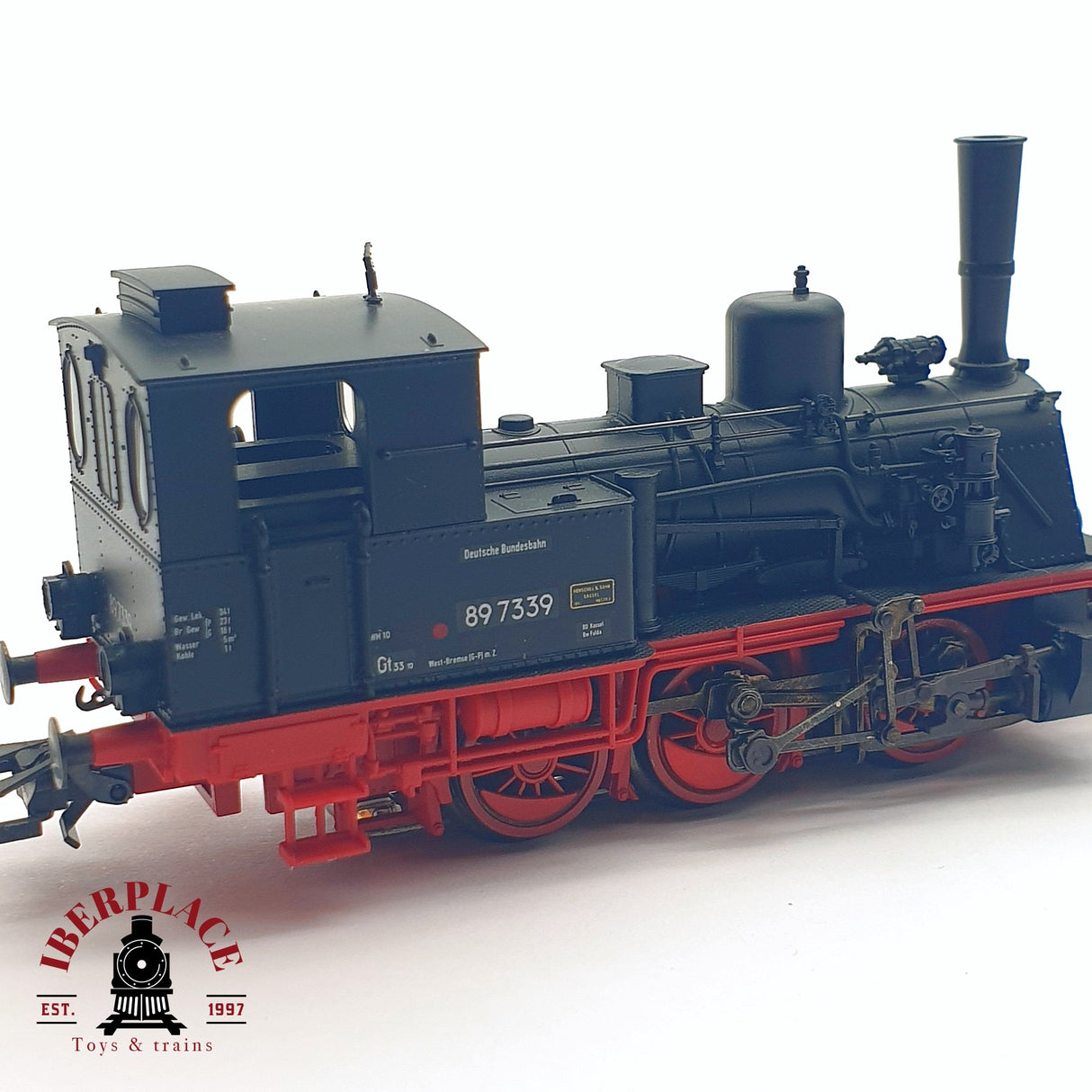 ♻️ 2da mano - Märklin 37143 Digital Locomotora de vapor DB 89 7339 con sonido H0 escala 1:87