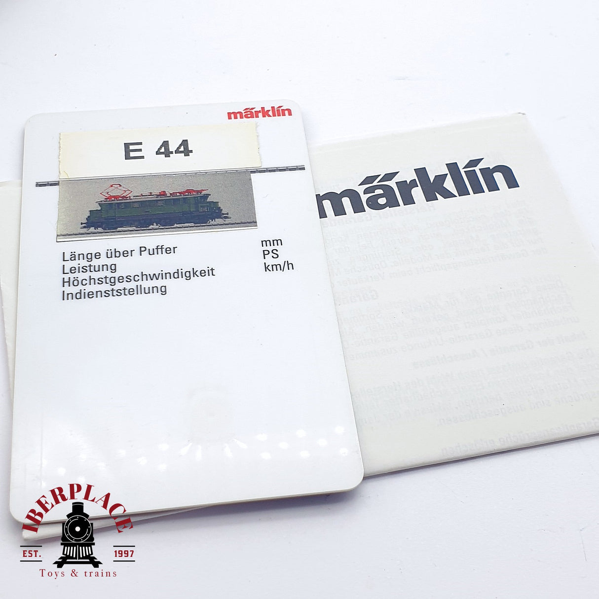 ♻️ 2da mano - Märklin 37444 Digital Locomotora eléctrica con sonido E44 088 H0 escala 1:87