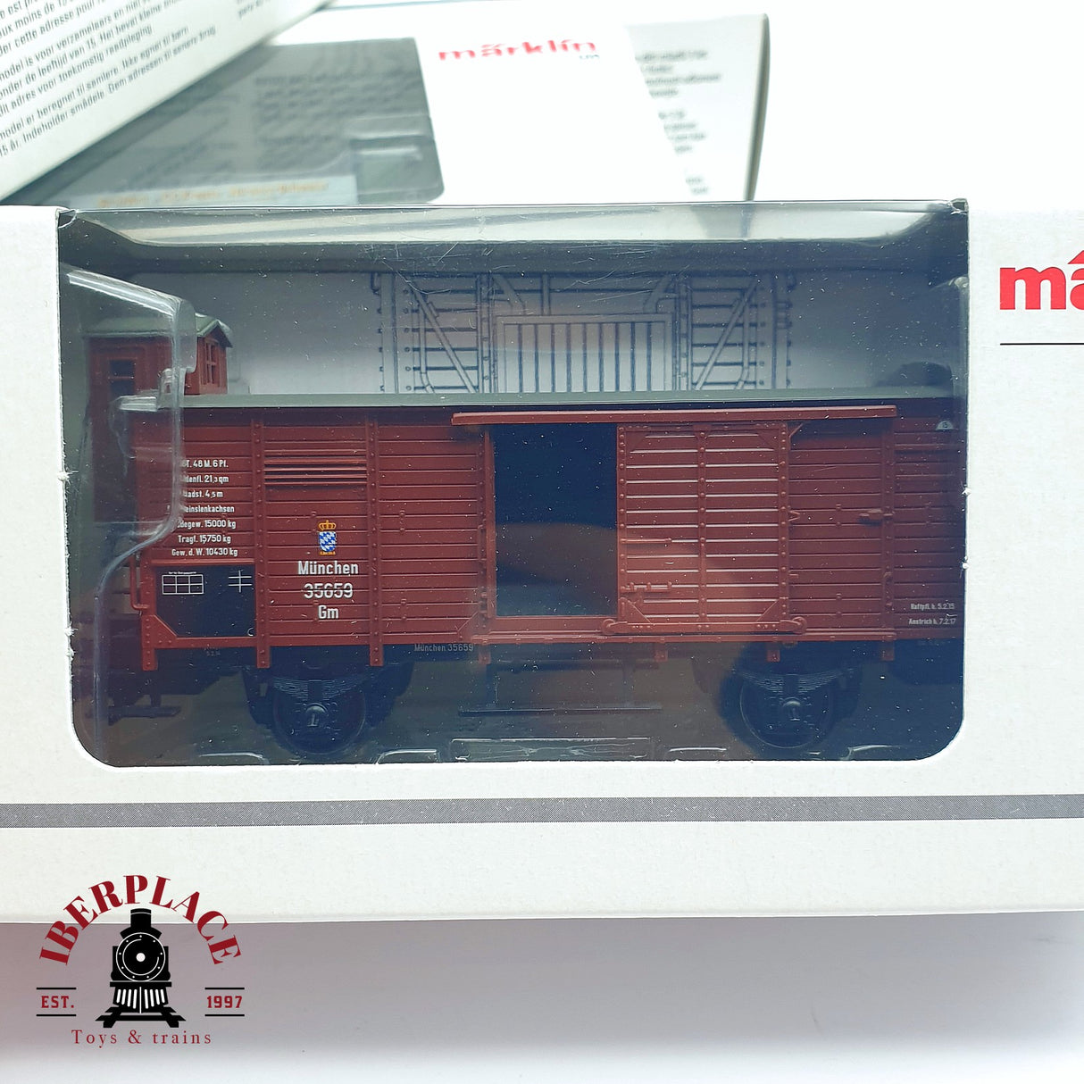 ♻️ 2da mano - Märklin 46082 Set vagones mercancias Epoca I H0 escala 1:87