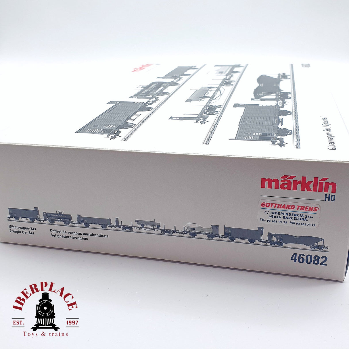 ♻️ 2da mano - Märklin 46082 Set vagones mercancias Epoca I H0 escala 1:87
