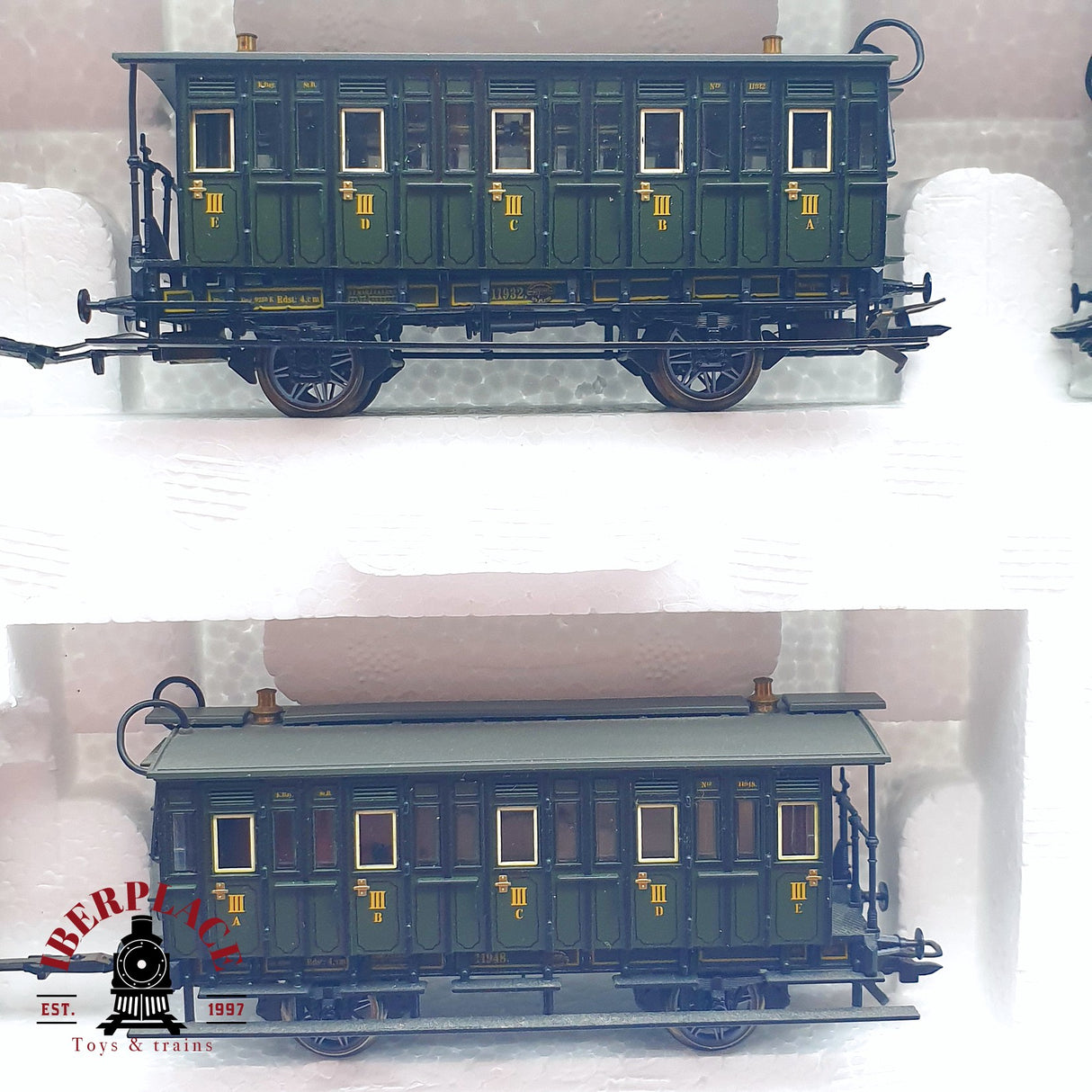 ♻️ 2da mano - Märklin 43984 Set de pasajeros K.Bay.Sts.B Epoca I  H0 escala 1:87