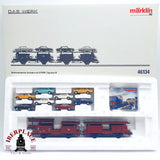 ♻️ 2da mano - Märklin 46134 vagones portacoches de doble piso con 8 coches DB H0 escala 1:87