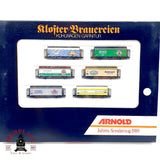 ♻️ Arnold 0165 Set 6 vagones Kloster-Brauereien Jahres-Sonderzug 1989 escala N 1:160