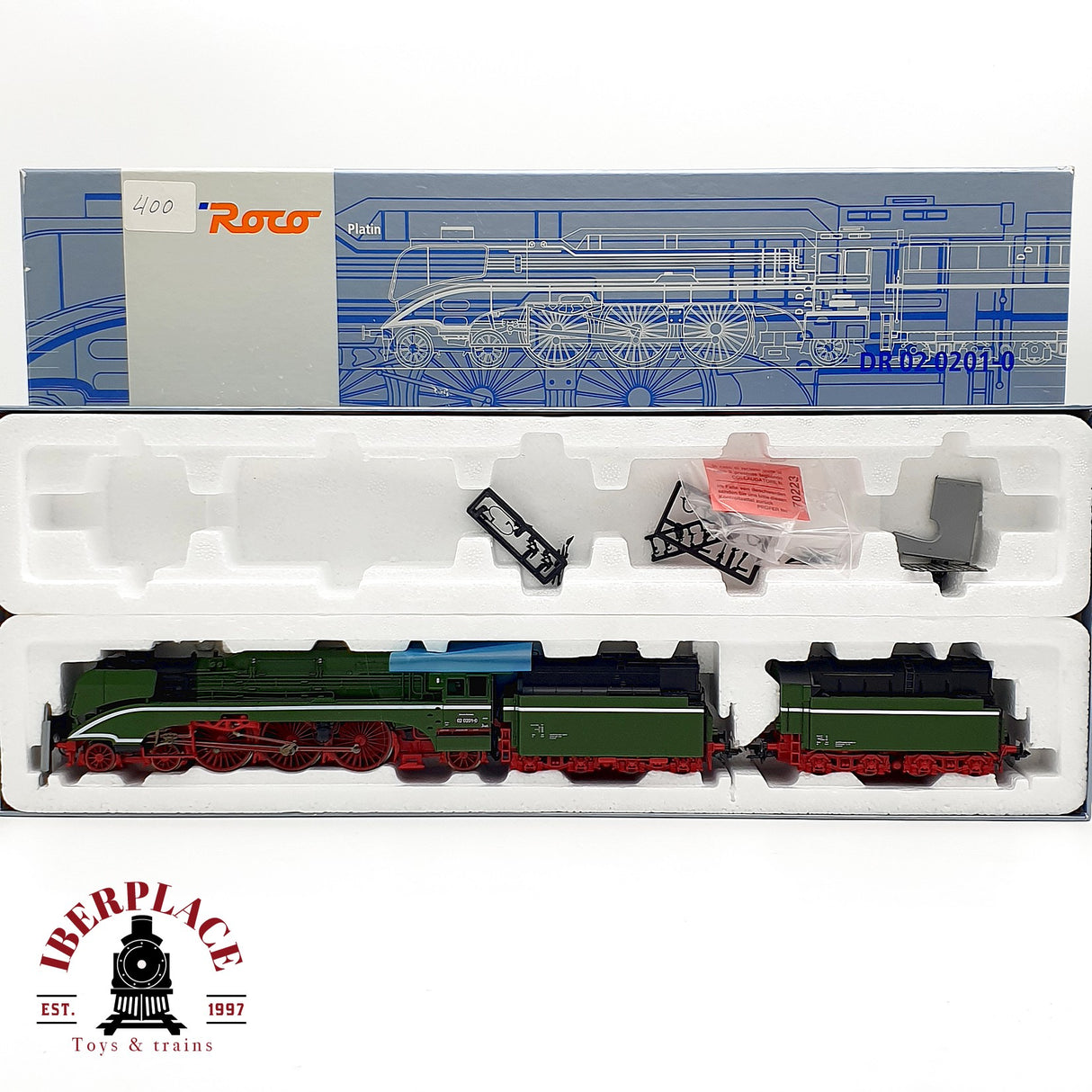 ♻️ DC Roco 63198 Dig Locomotora BR 02 0201-0 H0 escala 1:87 A28