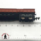 ♻️ IBERTREN vagón con carga de gravilla RENFE RN Rojo oxido N escala 1:160