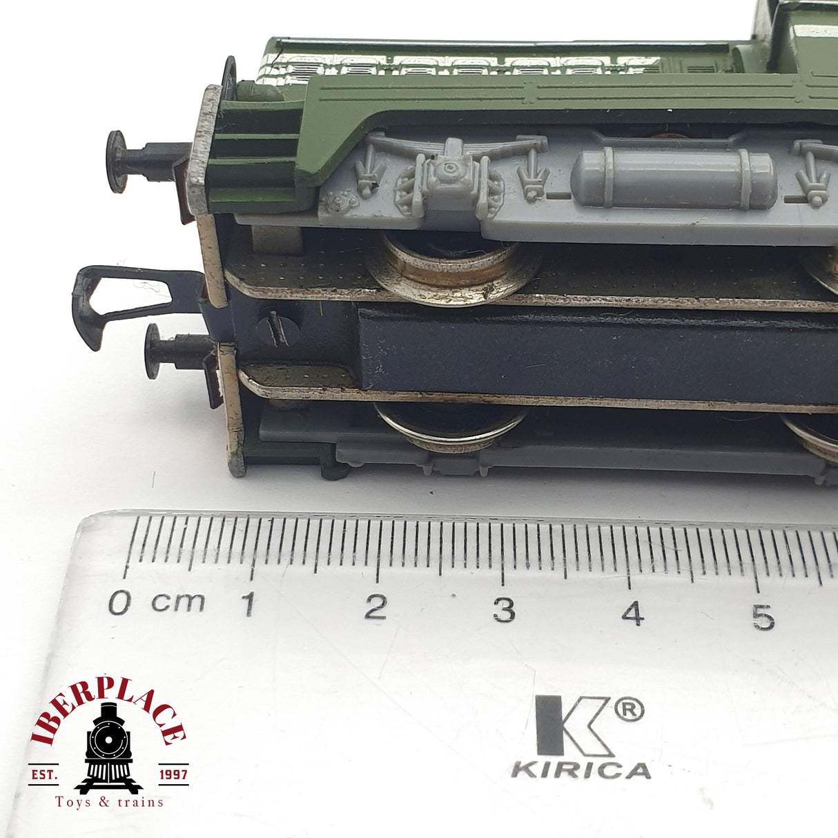 ♻️ DC Locomotora diesel de maniobras verde H0 escala 1:87 ⚠️ restaurar/piezas