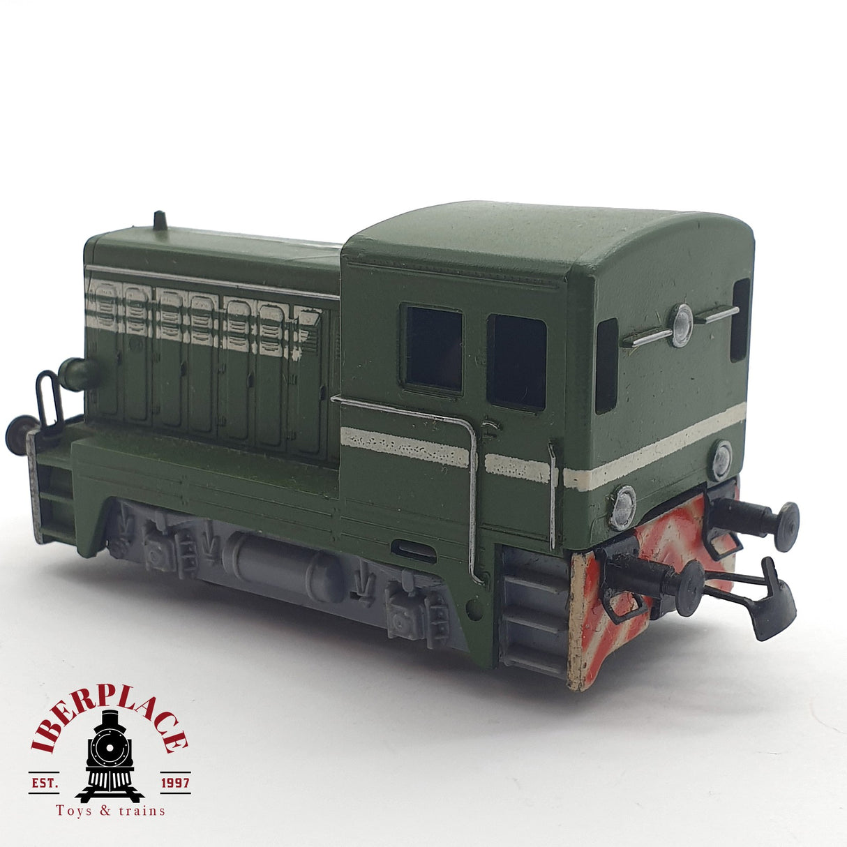 ♻️ DC Locomotora diesel de maniobras verde H0 escala 1:87 ⚠️ restaurar/piezas